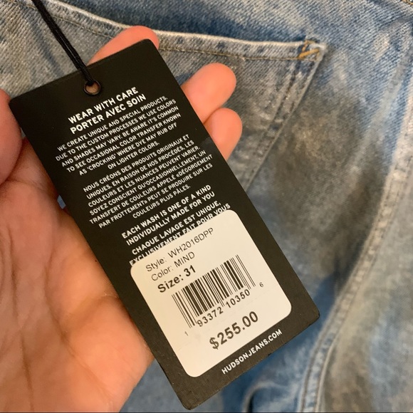 NWT Coated Hudson Jeans - Picture 8 of 9